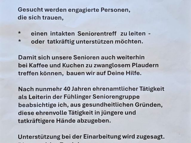 Wir suchen Dich!