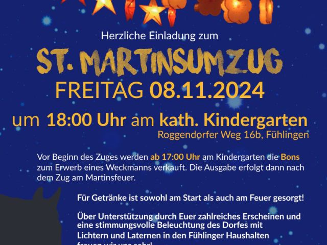 Nicht vergessen: Am Freitag ist St. Martin!