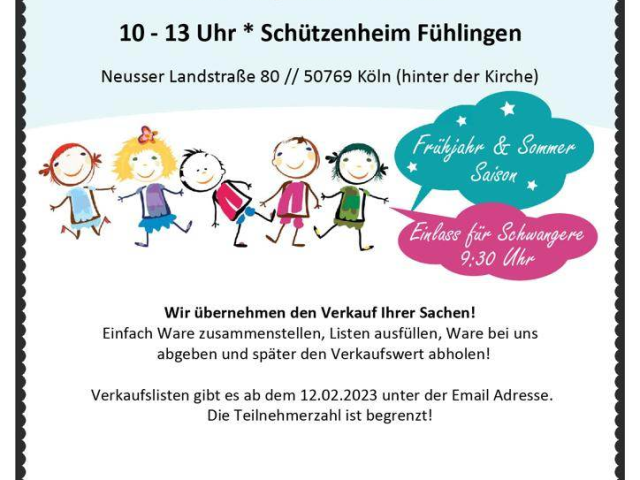 12. Secondhandbasar in Fühlingen